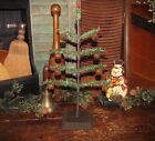 Primitive Antique Vtg Feather Style 14  Retro Wooden Christmas Jingle Bell Tree