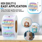 500pcs Thank You For Supporting My Small Business Stickers Holographic Stickers