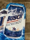 Busch Beer Snow Cap Mountains Beer Can Embossed Tin Sign Game Room Man Cave Bar
