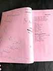 Ncis Script Signed By Mark Harmon  Michael Weatherly  Cote De Pablo   More