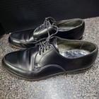 Vintage Bondshire Split Toe Dress Shoes Men s 9 D Black Leather Goodyear Welt