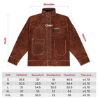 Arccaptain Leather Welding Jacket Flame Resistant Heavy Duty Split Cowhide S-3xl