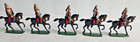 Britains Toy Soldiers Vintage 1930s Royal Horseguards W  sabers  peg Butts  Vgc