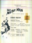 The Music Man Broadway Theater Program W Ticket Stub Robert Preston 1959