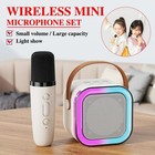 Portable Bluetooth Karaoke Speaker With Wireless Microphone Ktv System