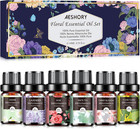 Floral Essential Oils Set - 6x10ml Fragrance Oil For Diffusers  Aromatherapy