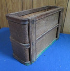 Antique Singer Sewing Machine 2 Drawer Set Wood Cabinet Need Refinishing