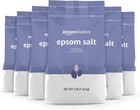 Epsom Salt Soaking Aid  Lavender Scented  3 Pound  6-pack Previously Solimo