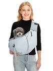 Small Dog Sling Carrier Shoulder Bag Mesh Backpack Pet Cat For 19lb Travel Tote