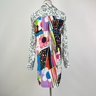 Nwot John Mark Floral Long Sleeve Multicolor Shirt Tunic Blouse Top Size M