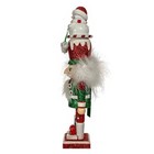 Kurt Adler Hollywood Nutcracker  Red   Green Snowman Hat  12in