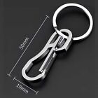 3pcs Stainless Steel Carabiner Keychain Clip Hook Buckle Keychain Outdoor Hiking