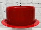 Bella Bug Red Steel Metal Cake Carrier Keeper    gimme Some Sugar    Retro Vtg Style