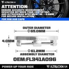 2 6inch 65mm Wheel Center Caps For Ford Fl341a096 Rim Hub Caps  Pack Of 4  ch   