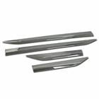 Set Of 4 Chrome Trim For Door Lower Molding door Garnish  Fits Chrom Trim Set