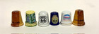 Vintage Souvenir Thimbles From Assorted Locations  Lot Of 12