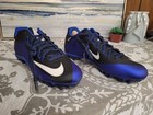 Nike Alpha Pro 2 Td Pf Blue Black Football Plastic Cleat Mens Size 12