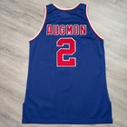 Stacey Augmon Detroit Pistons Game Worn 1996-97 Ft  Wayne Jersey Champion 50th