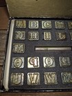Vintage Craftool 1  Alphabet Set Complete Leather Working Craft Stamps Oeiginal