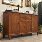 47  American Sideboard Buffet Cabinet Vintage Style Credenza Wood Console Table