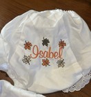 Lot Of 8 Personalized Diaper Covers    isabel    In Various Designs - Size 3 4 Euc