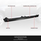 For 2001-2007 Chevy Silverado Gmc Sierra Crew Cab Inner   Outer Rocker Panels