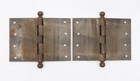 Pair Of Vintage 5 X 7 In  Steel Butt Door Hinges
