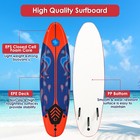 6ft Surfboard Stand Up Surfing Paddle Board Sup Ocean Beach Kid Adult Freshman