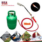 Propane Torch Kit Heavy Duty Weed Burner Ice Melter W 79  Hose For Garden Road
