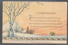      1927 - 1c Confederation Xmas Card Rate Passed Through Rossway Ns Canada Cover
