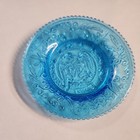 Vintage Westmoreland Glass Eagle 1831 Small Blue Plate 