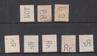 Norway   Perfinned Stamps   p O S    p R    p S  And  r P 