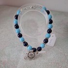 Long Necklace  Bracelet With Matching Earrings 