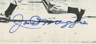 Joe Dimaggio New York Yankees Autographed Signed Photo Amco Coa 29832