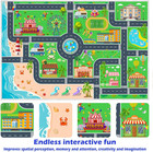 Kids Carpet Playmat Car Rug  Car Rug For Kids Toy Cars And Train  Non Slip Play