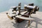 Antique Brass Working Marine Sextant Collectible Vintage Nautical Ship Astrolabe