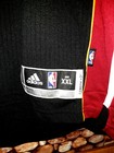 Nwt  Miami Heat Adidas Official Away Black Swingman Jersey Blank Men s Size-xxl