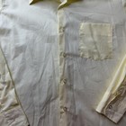 Vintage 70s 80s Ultimo Fashions Dress Shirt Mens 16 Yellow Long Sleeve Usa