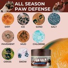 Dog Paw Protection Wax Moisturizer Organic Large 3 3oz Year-round 100  Natural