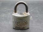 Vintage Corbin Padlock With Original Brass Key Made In Usa Tested