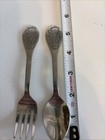 Vintage Tommee Tippee Winnie The Pooh 5 1 2  Child Baby Spoon And Fork
