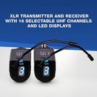 Alto Stealth 1 Mono Uhf Xlr Wireless Audio System  Transmitter And Receiver