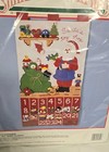 Bucilla Advent Calendar Santa s Workshop Felt Kit 82852 Santa Toys Bag Christmas