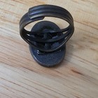 Mighty Mouse Gumball Adjustable Ring Silver Tone Vintage 