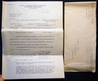 1941 Fbi Federal Bureau Investigation Employment File J  Edgar Hoover Letter