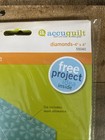 Accuquilt Go  Fabric Cutting Die Diamonds 4 x4  Cuts 2 Shapes  Item   55040 New