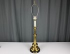 Brass Fire Hose Nozzle Table Lamp  fire Station No  4  Plaque   Nice - 34 