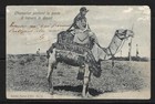 Palestine 1912 Jaffa C w 141 On Post Card View Of Camel Post Chameier Portant La