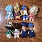 8 Vintage Rare Uneeda 1977 Hee Wee Boy Dolls 6 Girls 2 Boys Super Cute Original