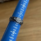 Vintage Harley Davidson Motorcycles 4g  925 Sterling Silver Ring Size 7 75 Wings
